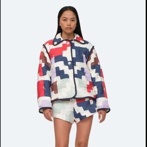 Sea NY Cari Patchwork Jacket size Medium